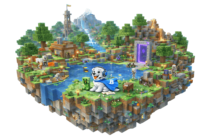 Servidor Minecraft BorkCloud com hardware AMD Ryzen e Anti-DDoS PRO